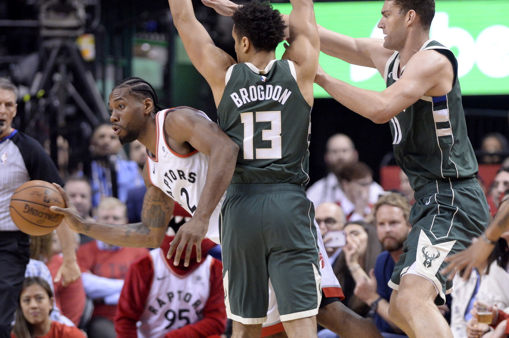Raptors 118, Bucks 112 (2OT)